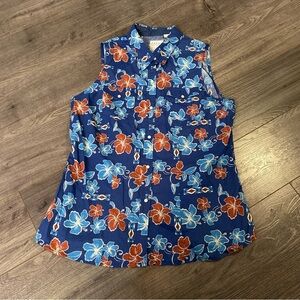 Roper button up sleeveless western rodeo wear